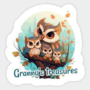 Granny's trasures Sticker